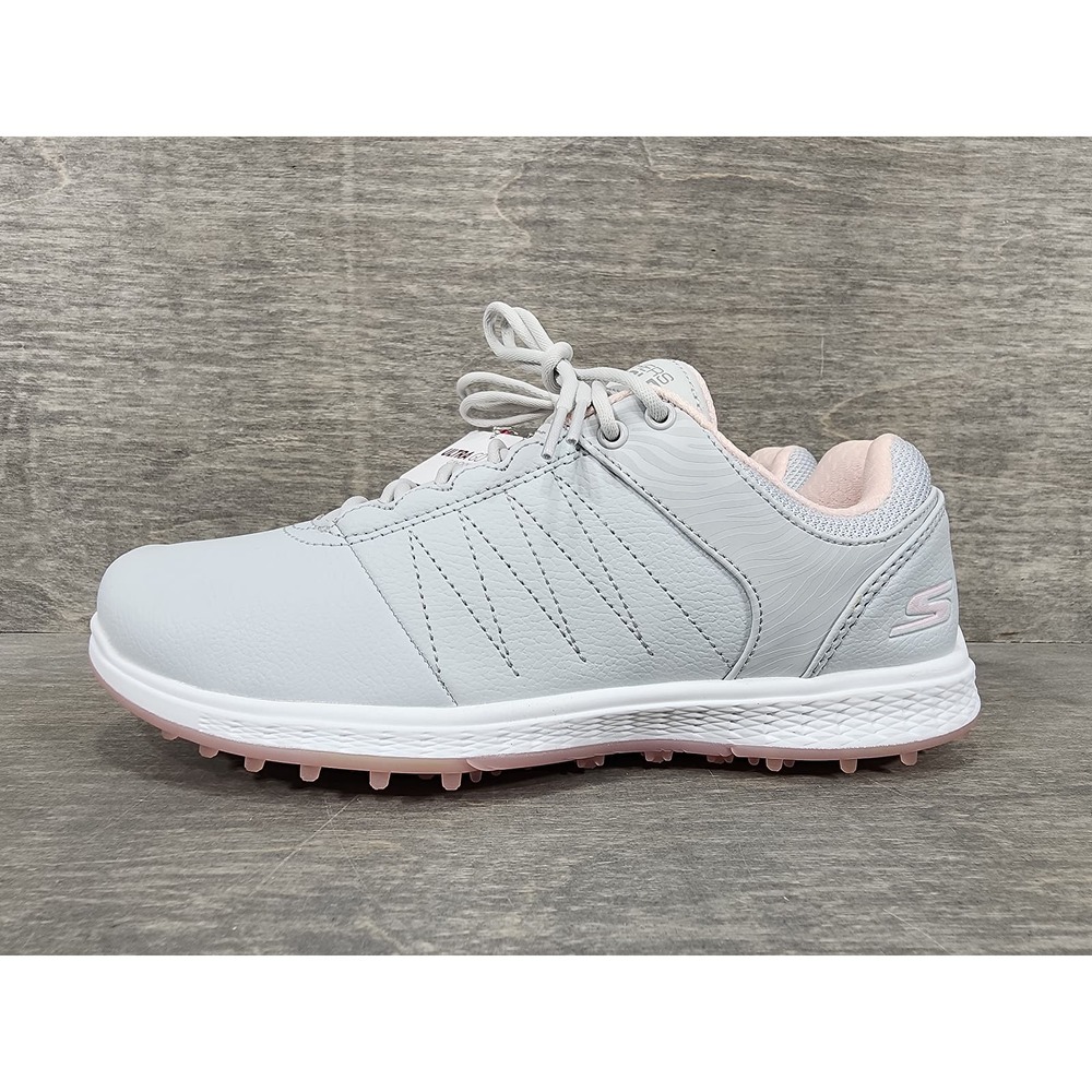 Skechers Go Golf Pivot Grey Pink Golf Shoes Size 6.5 Womens - Picture 4 of 11